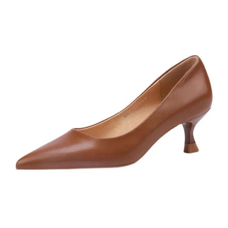 Scarpin de couro Bianca