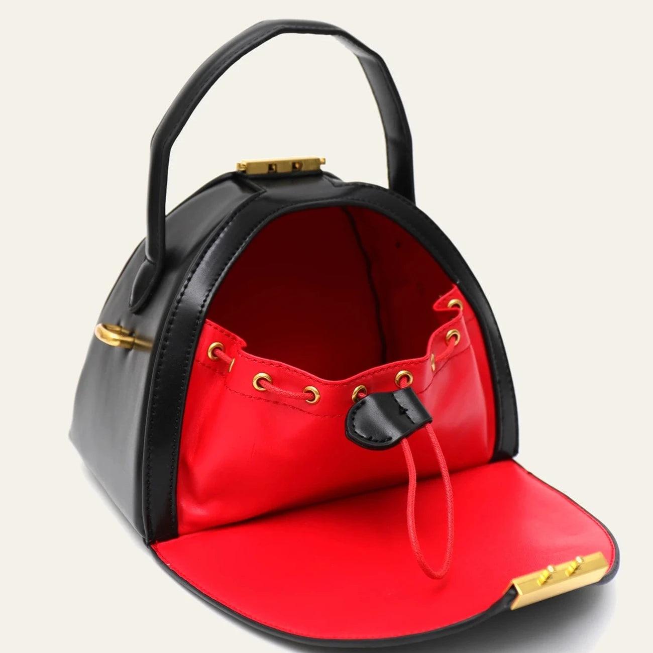 Bolsa de Couro Victoria – Design Estruturado e couro premium.