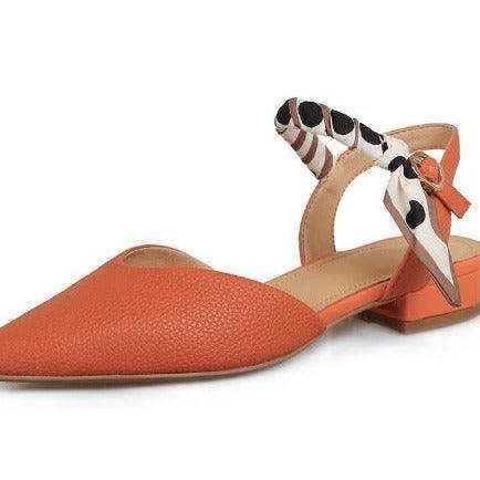 Mule de couro Lara