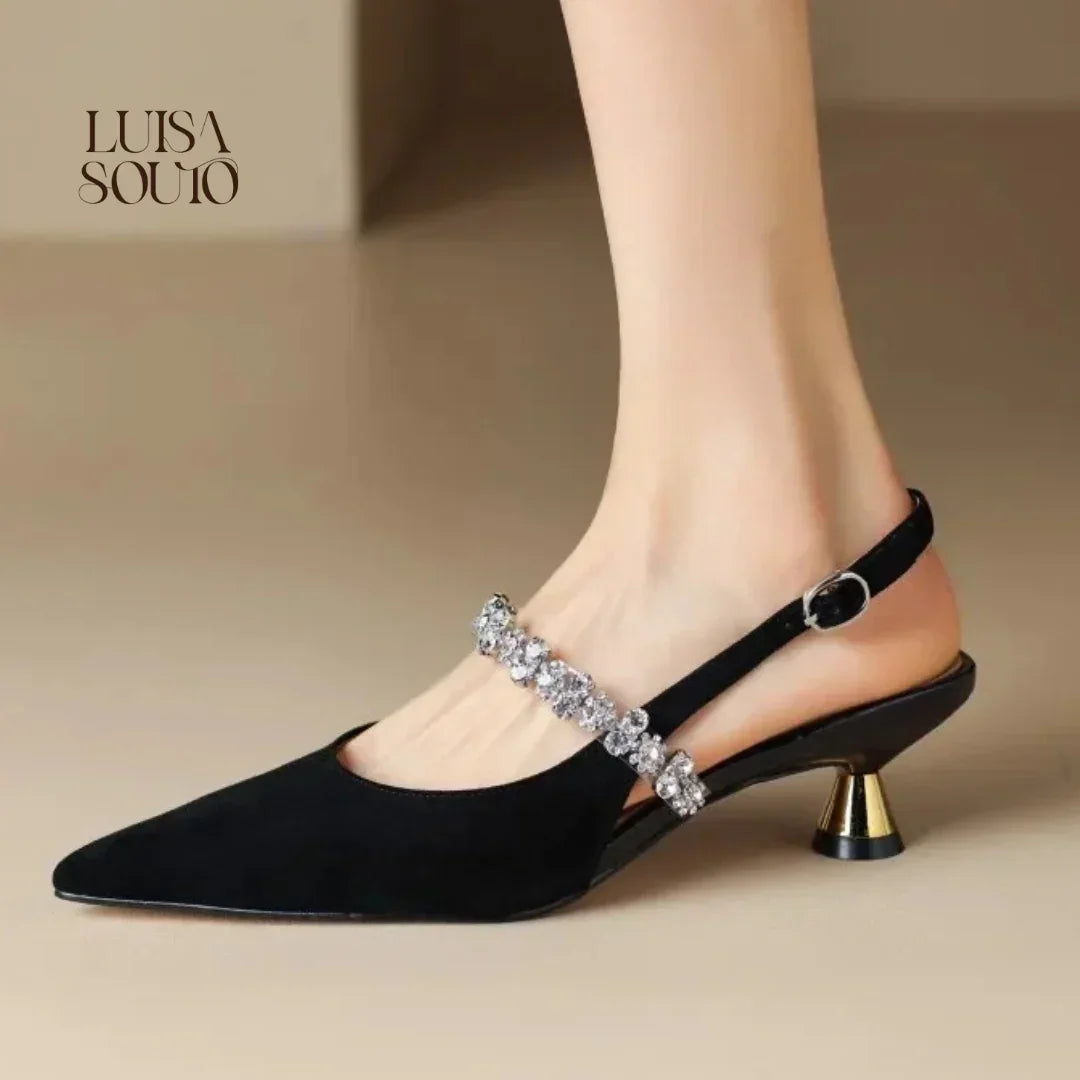 Scarpin de couro Louise