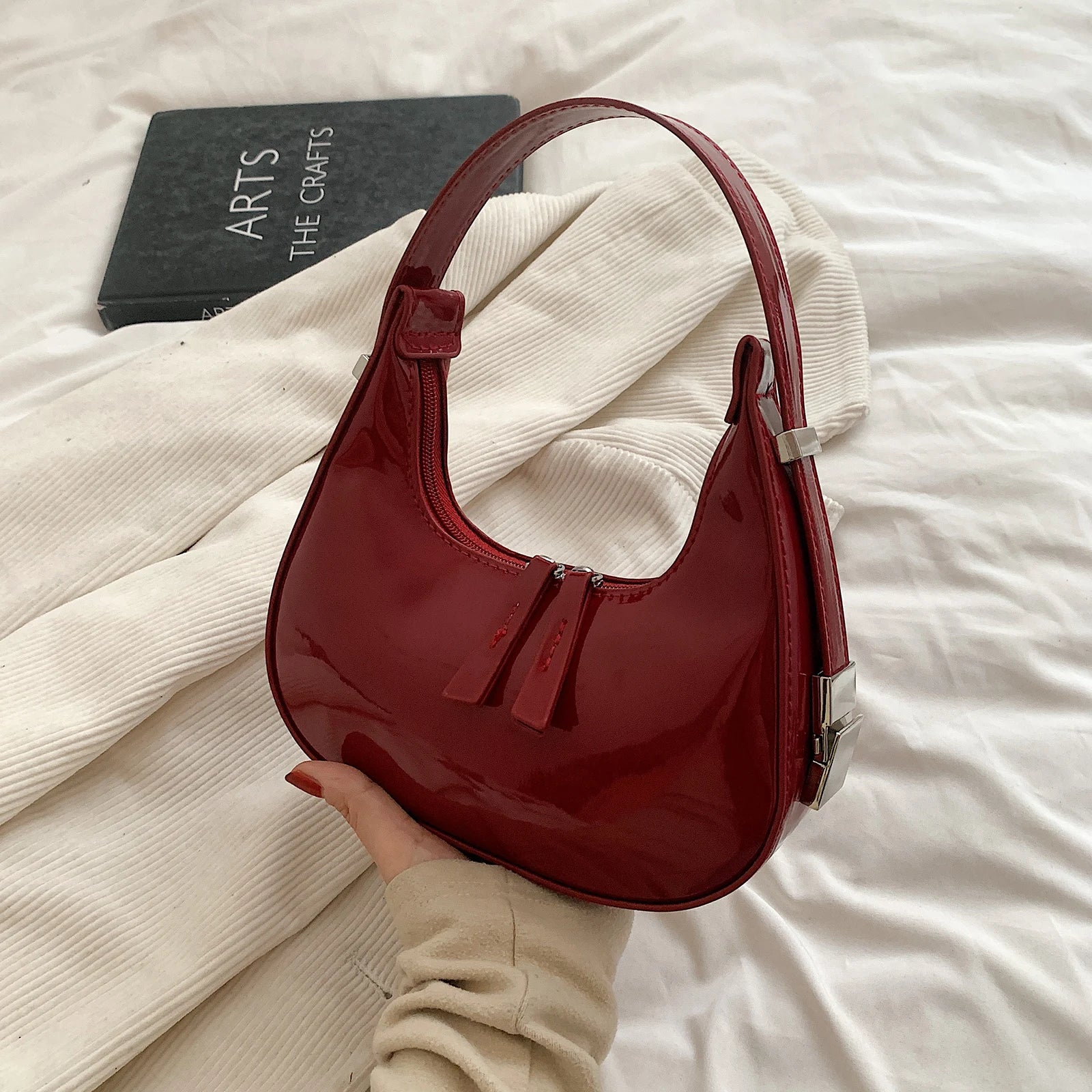 Bolsa de couro Cherry