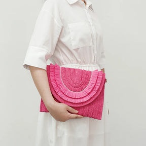 Clutch Capri em palha