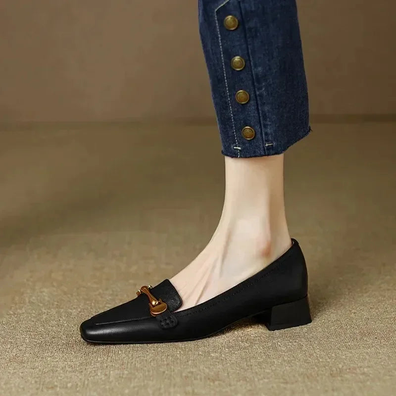 Sapato de couro Madri